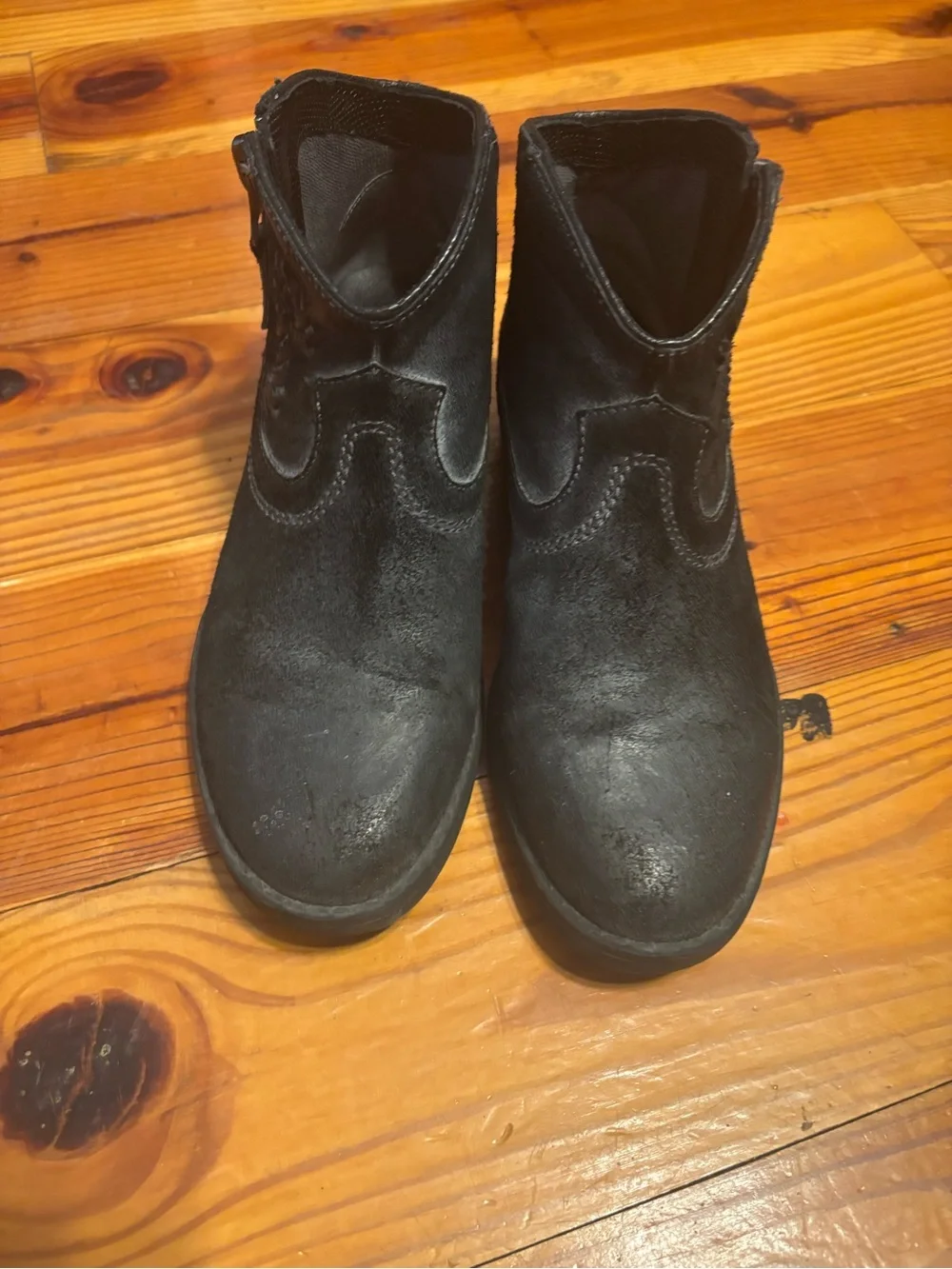 Black Suede Ankle Boots